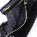 Salvatore Ferragamo Shoulder Bag Leather Black Gold Auth BA11236-21