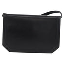 Salvatore Ferragamo Shoulder Bag Leather Black Gold Auth BA11236-2