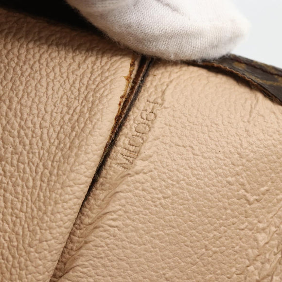 LOUIS VUITTON Monogram Sac Plat Hand Bag M51140 LV Auth BA11239