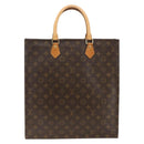 LOUIS VUITTON Monogram Sac Plat Hand Bag M51140 LV Auth BA11239-13