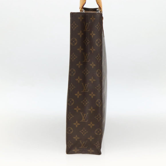 LOUIS VUITTON Monogram Sac Plat Hand Bag M51140 LV Auth BA11239