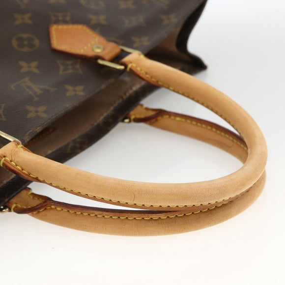 LOUIS VUITTON Monogram Sac Plat Handtasche M51140 LV Auth BA11239