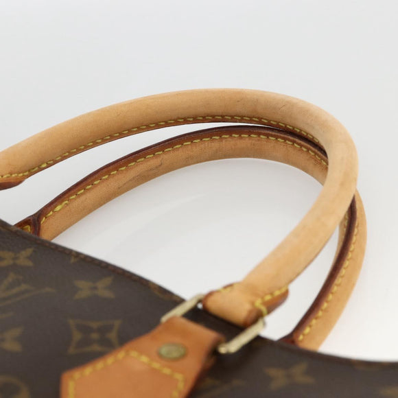 LOUIS VUITTON Monogram Sac Plat Hand Bag M51140 LV Auth BA11239