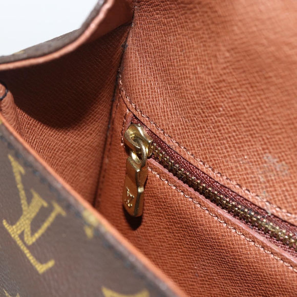 LOUIS VUITTON Monogram Saint Cloud GM Shoulder Bag M51242 LV Auth BA11243