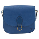 LOUIS VUITTON Epi Saint Cloud GM Shoulder Bag Toledo Blue M52195 LV Auth BA11245-13