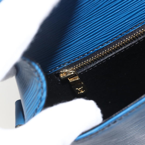 LOUIS VUITTON Epi Saint Cloud GM Shoulder Bag Toledo Blue M52195 LV Auth BA11245