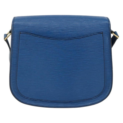 LOUIS VUITTON Epi Saint Cloud GM Shoulder Bag Toledo Blue M52195 LV Auth BA11245 - 0