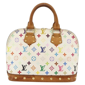 LOUIS VUITTON Monogram Multicolor Alma Hand Bag White M92647 LV Auth BA11247V - 0
