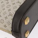 LOUIS VUITTON Monogram Mini Alma Haut Hand Bag Khaki M92203 LV Auth BA11248-15