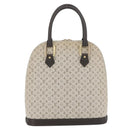 LOUIS VUITTON Monogram Mini Alma Haut Hand Bag Khaki M92203 LV Auth BA11248-2