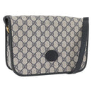 GUCCI GG Supreme Shoulder Bag PVC Navy Gold 001 904 0915 Auth BA11249-1