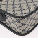 GUCCI GG Supreme Shoulder Bag PVC Navy Gold 001 904 0915 Auth BA11249-12