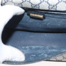GUCCI GG Supreme Shoulder Bag PVC Navy Gold 001 904 0915 Auth BA11249-17