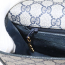 GUCCI GG Supreme Shoulder Bag PVC Navy Gold 001 904 0915 Auth BA11249-20
