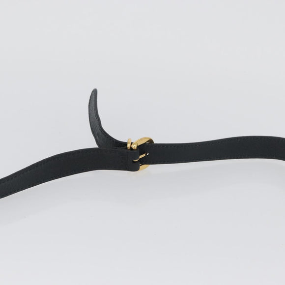 GUCCI GG Supreme Shoulder Bag PVC Navy Gold 001 904 0915 Auth BA11249