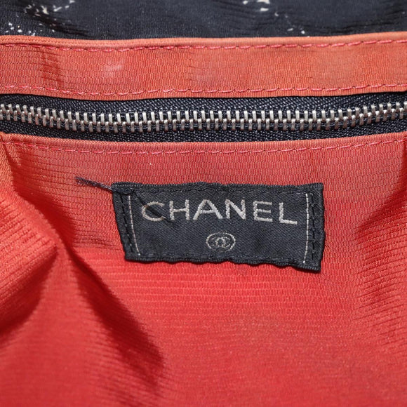 CHANEL Reisetasche Nylon Schwarz CC Auth BA11251