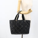 CHANEL Reisetasche Nylon Schwarz CC Auth BA11251-24