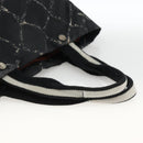 CHANEL Travel Line Tote Bag Nylon Black CC Auth BA11251-7