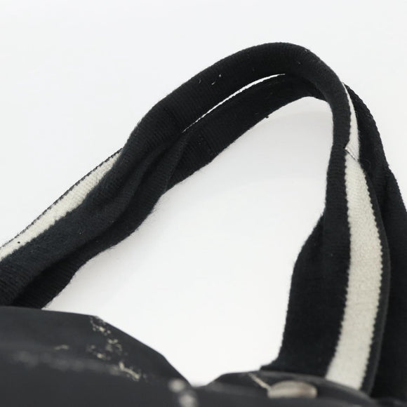 CHANEL Reisetasche Nylon Schwarz CC Auth BA11251