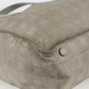 CHANEL New Travel Line Hand Bag Nylon Beige CC Auth BA11252-15