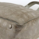 CHANEL New Travel Line Hand Bag Nylon Beige CC Auth BA11252-16
