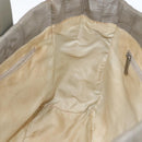 CHANEL New Travel Line Hand Bag Nylon Beige CC Auth BA11252-18