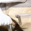 CHANEL New Travel Line Hand Bag Nylon Beige CC Auth BA11252-20