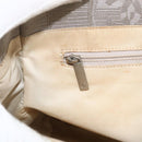 CHANEL New Travel Line Hand Bag Nylon Beige CC Auth BA11252-21