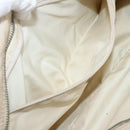 CHANEL New Travel Line Hand Bag Nylon Beige Gold CC Auth BA11253-20