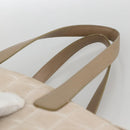 CHANEL New Travel Line Hand Bag Nylon Beige Gold CC Auth BA11253-8