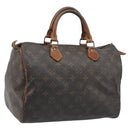 LOUIS VUITTON Monogram Speedy 30 Handtasche M41526 LV Auth BA11257-1
