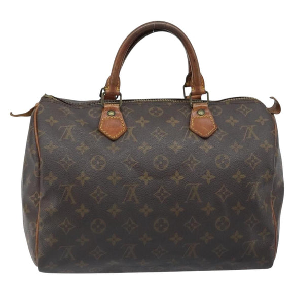 LOUIS VUITTON Monogram Speedy 30 Handtasche M41526 LV Auth BA11257