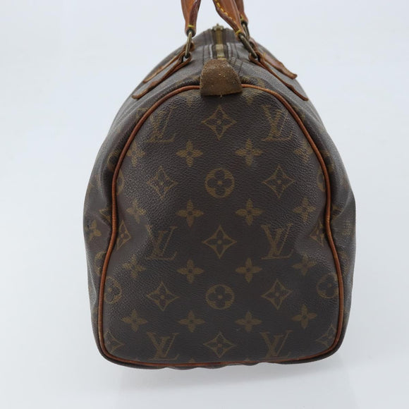 LOUIS VUITTON Monogram Speedy 30 Handtasche M41526 LV Auth BA11257