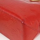 LOUIS VUITTON Monogram Vernis Reade PM Hand Bag Red Rouge M91088 LV Auth BA11260-9