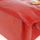 LOUIS VUITTON Monogram Vernis Reade PM Hand Bag Red Rouge M91088 LV Auth BA11260-15