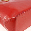 LOUIS VUITTON Monogram Vernis Reade PM Hand Bag Red Rouge M91088 LV Auth BA11260-16