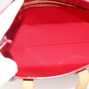 LOUIS VUITTON Monogram Vernis Reade PM Hand Bag Red Rouge M91088 LV Auth BA11260-11