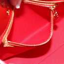 LOUIS VUITTON Monogram Vernis Reade PM Hand Bag Red Rouge M91088 LV Auth BA11260-20