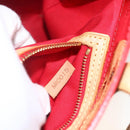 LOUIS VUITTON Monogram Vernis Reade PM Hand Bag Red Rouge M91088 LV Auth BA11260-12
