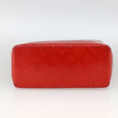LOUIS VUITTON Monogram Vernis Reade PM Hand Bag Red Rouge M91088 LV Auth BA11260-5