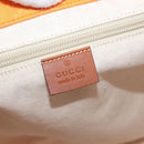 GUCCI GG Canvas Tote Bag Nylon Orange 282439 Auth BA11263-18