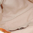 GUCCI GG Canvas Tote Bag Nylon Orange 282439 Auth BA11263-10