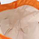 GUCCI GG Canvas Tote Bag Nylon Orange 282439 Auth BA11263-20