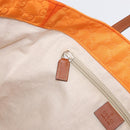GUCCI GG Canvas Tote Bag Nylon Orange 282439 Auth BA11263-21