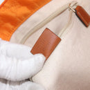 GUCCI GG Canvas Tote Bag Nylon Orange 282439 Auth BA11263-12
