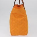 GUCCI GG Canvas Tote Bag Nylon Orange 282439 Auth BA11263-4