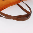 GUCCI GG Canvas Tote Bag Nylon Orange 282439 Auth BA11263-7