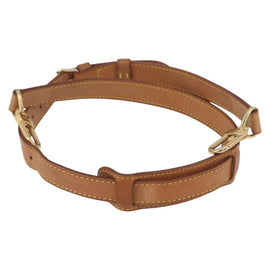 LOUIS VUITTON Adjustable Shoulder Strap Leather 35.4""-42.1"" Beige Auth BA11266
