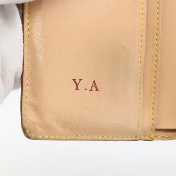 LOUIS VUITTON Multicolor Portefeuille Viennois Wallet White M92987 Auth BA11268