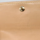 LOUIS VUITTON Multicolor Porte Monnaie Pla Coin Purse White M92657 Auth BA11269-8